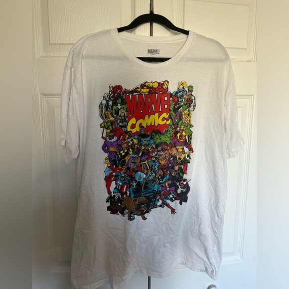 Marvel Shirt - White - NWOT - XL - Picture 2 of 3